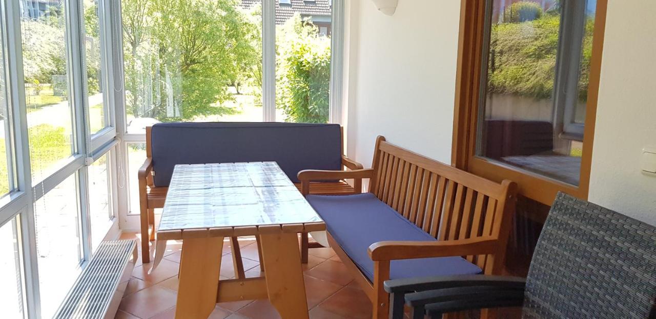 Ferienwohnung 4 Im Haus Am See Mit Wintergarten Und Terrasse Seedorf  Bagian luar foto